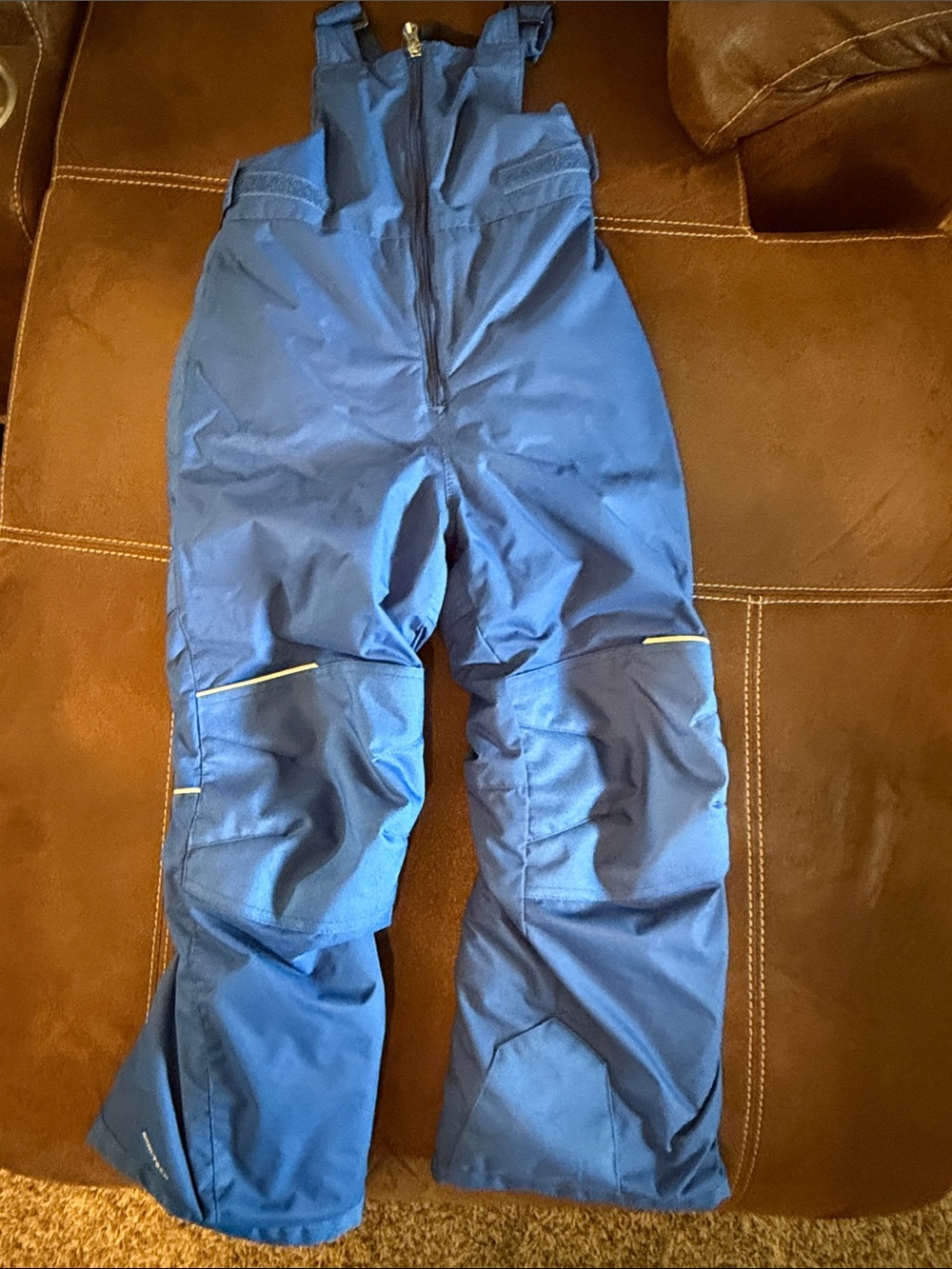 Columbia Blue Bib Snow Pants